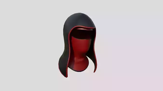 Ninja Assassin Hood 09 Cartoon Red - Character Design Fashion