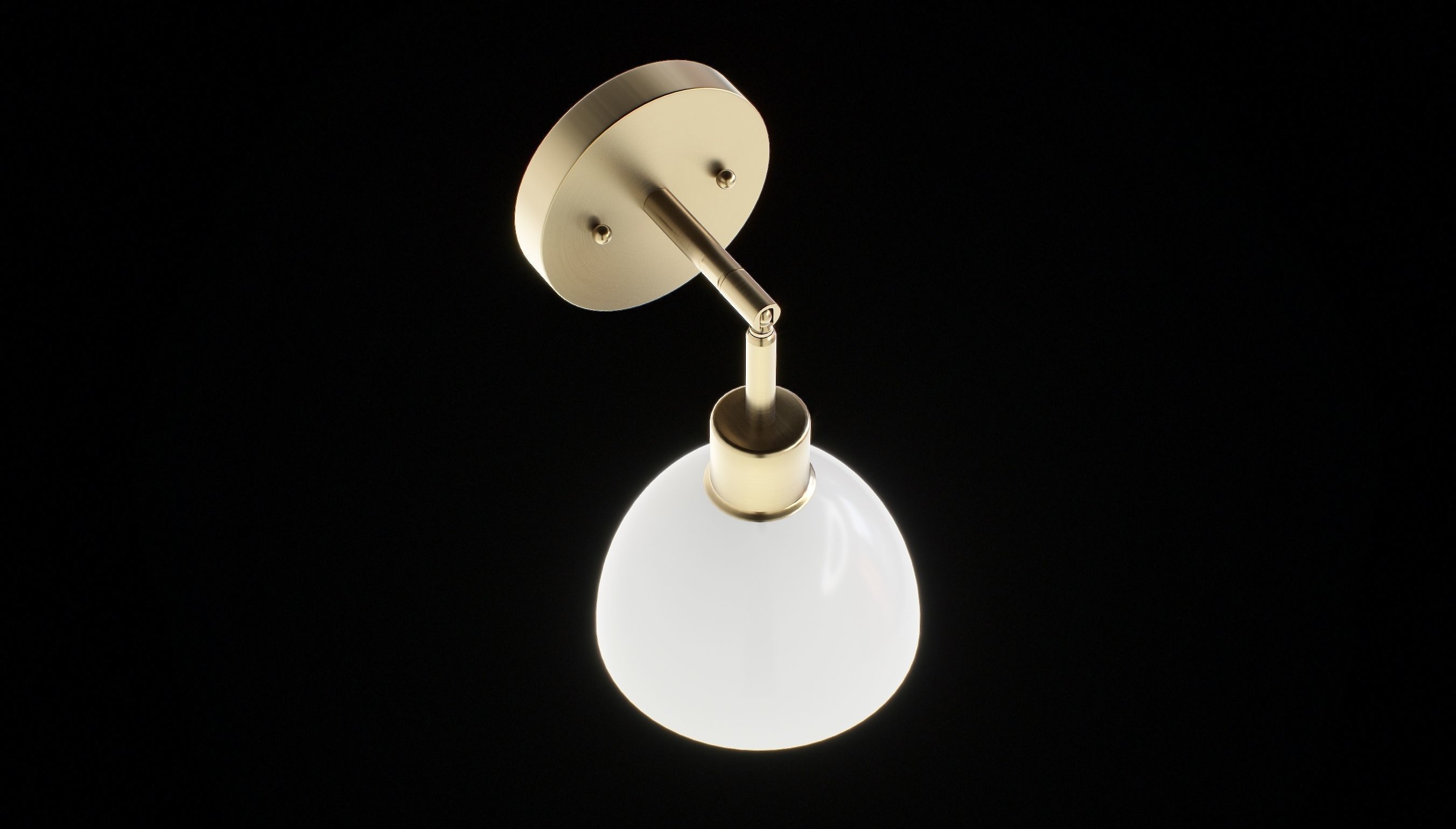 Shades of Light Young House Love Dapper Sconce 3D model CGTrader