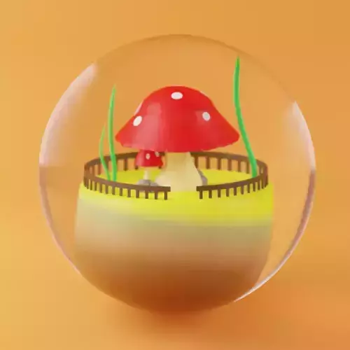 mushrooms in a glass