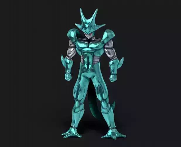 Metal Cooler Final Form Dragon Ball Z Figure for 3D print Model