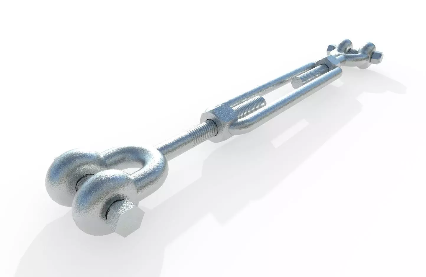 Turnbuckle  M1 Low-poly 3D model_0