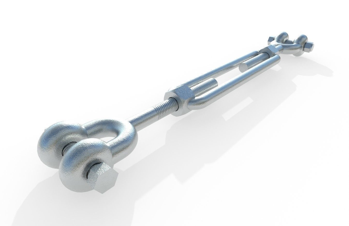 Turnbuckle  M1 Low-poly 3D model_18