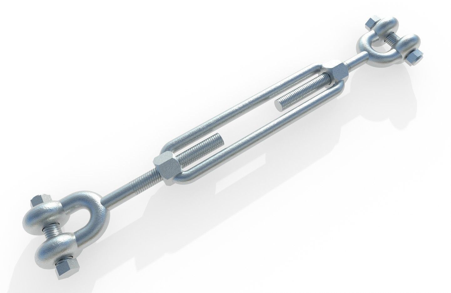 Turnbuckle  M1 Low-poly 3D model_19