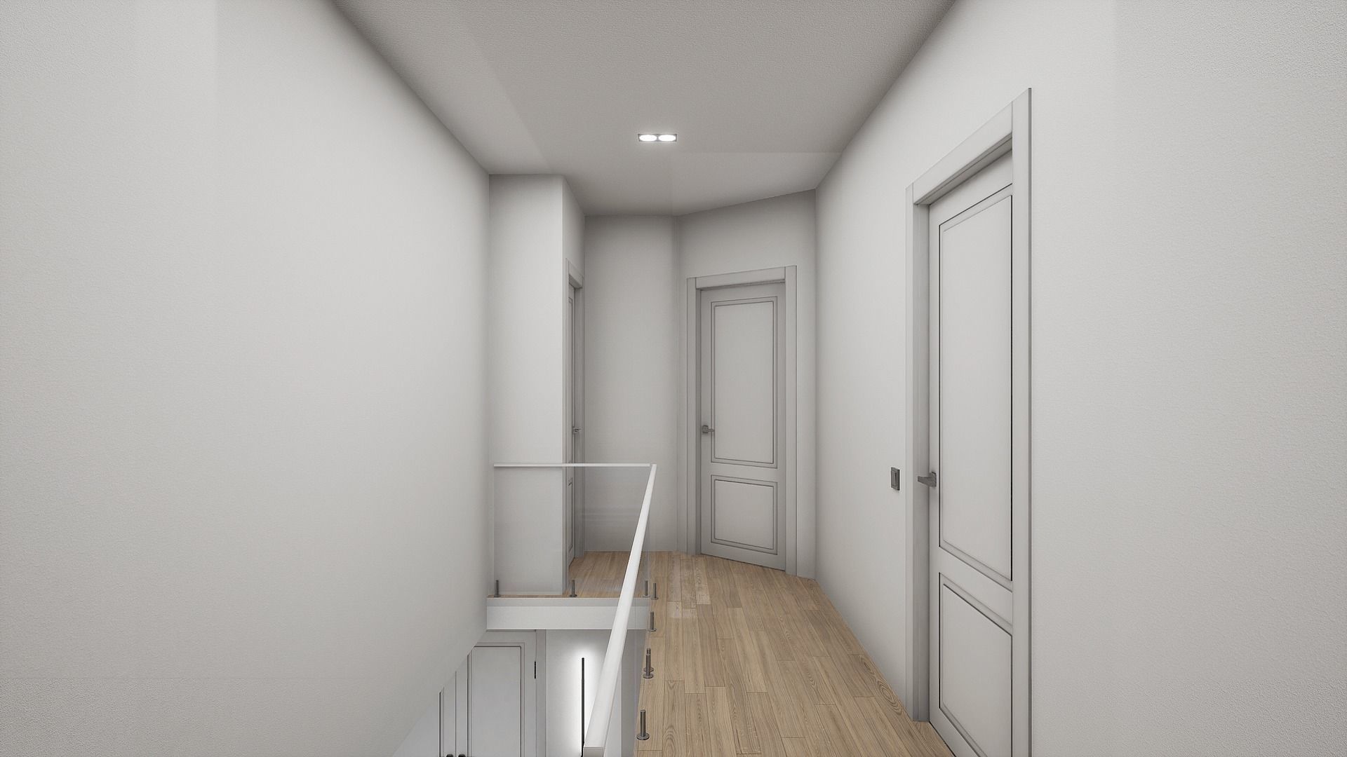 HQ Modern House Low-poly 3D model_20