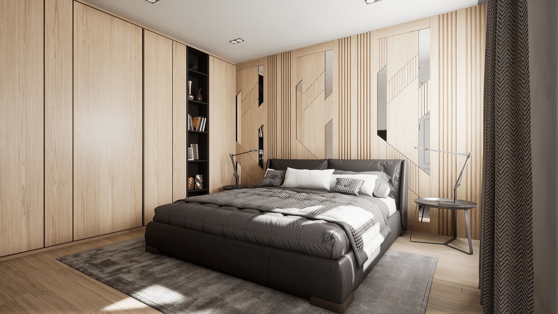 HQ Modern House Low-poly 3D model_14