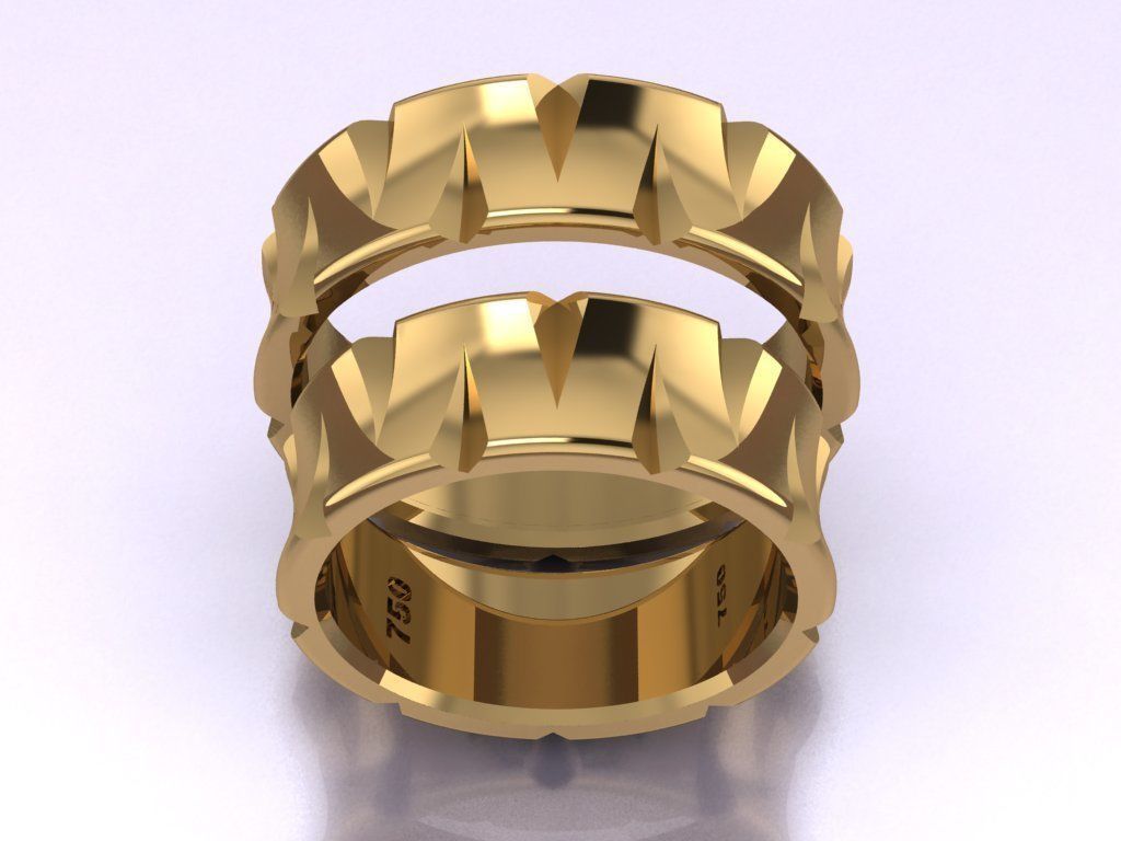 ring set 16 collection1 3D print model_26