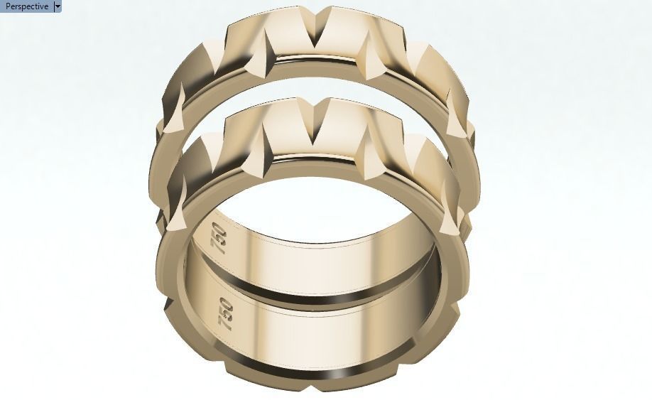 ring set 16 collection1 3D print model_22