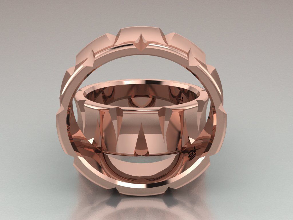ring set 16 collection1 3D print model_7