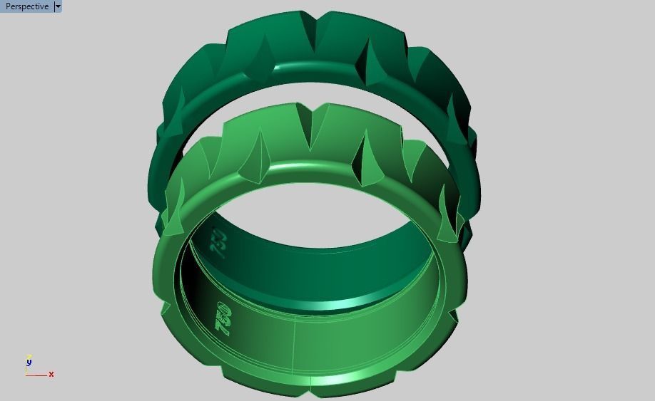 ring set 16 collection1 3D print model_32