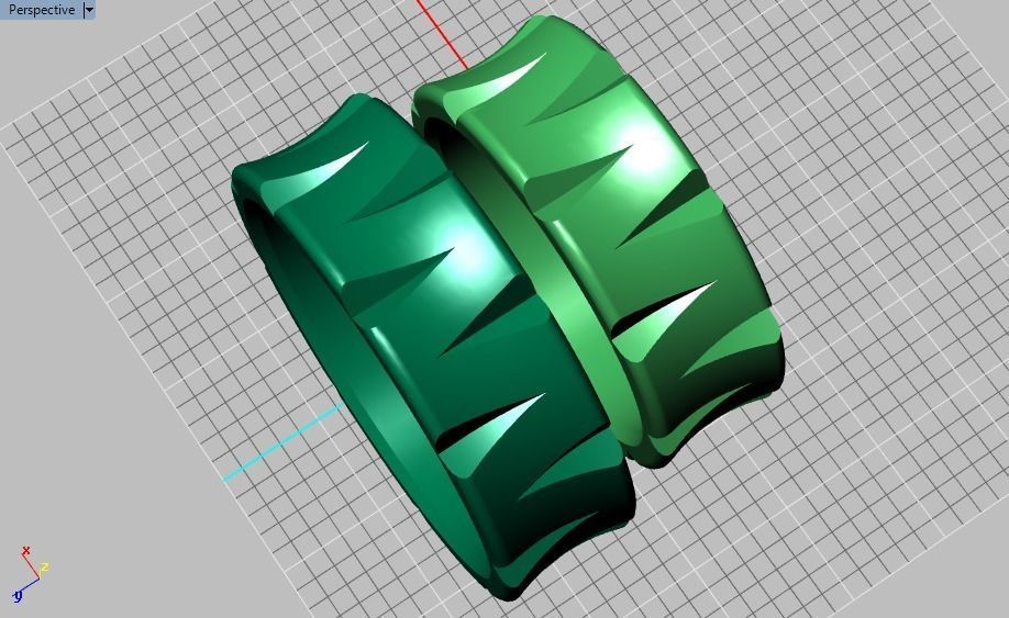 ring set 16 collection1 3D print model_29