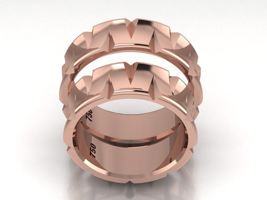 ring set 16 collection1 3D print model_14