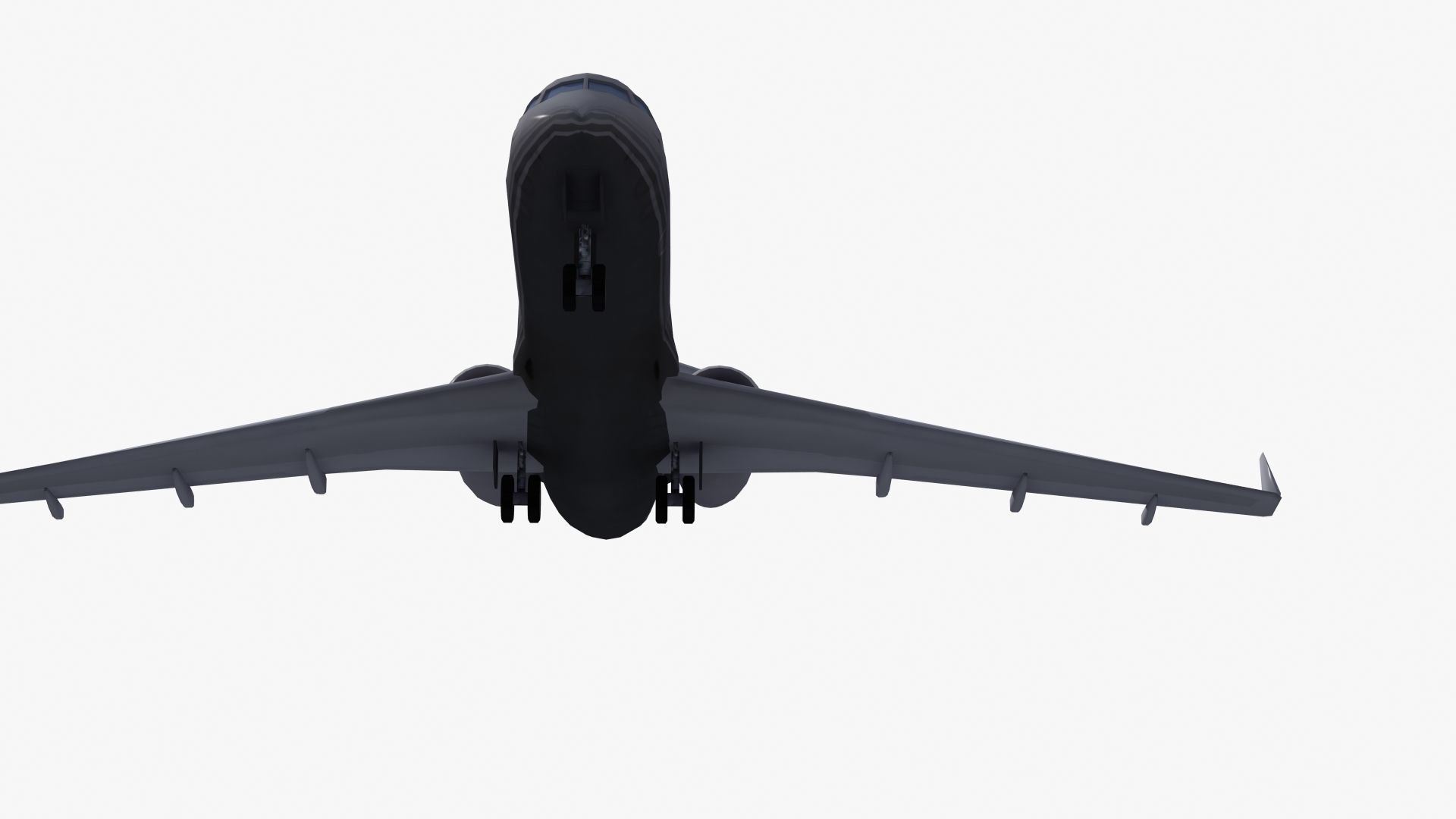 Global Express Aircraft 3D model_36