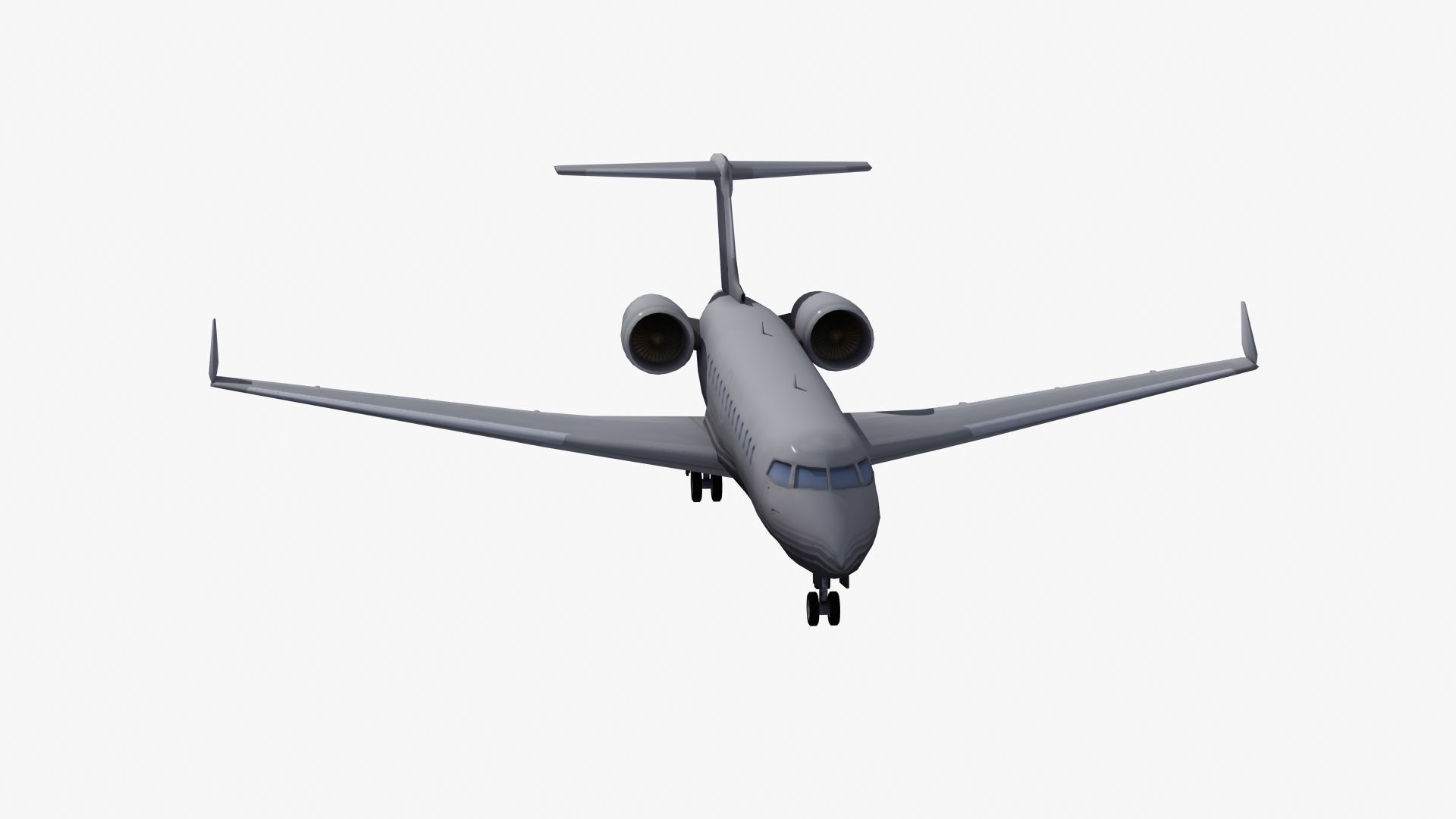 Global Express Aircraft 3D model_33
