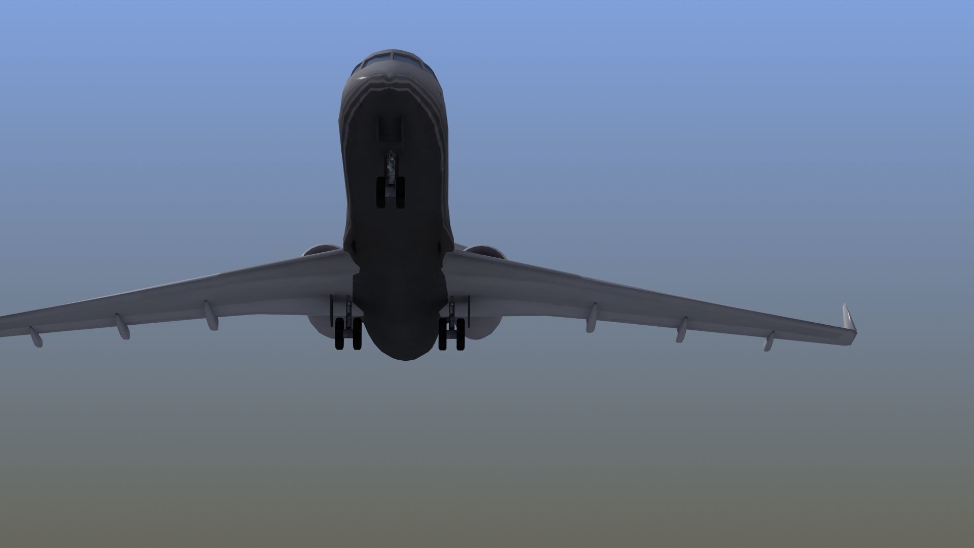 Global Express Aircraft 3D model_16