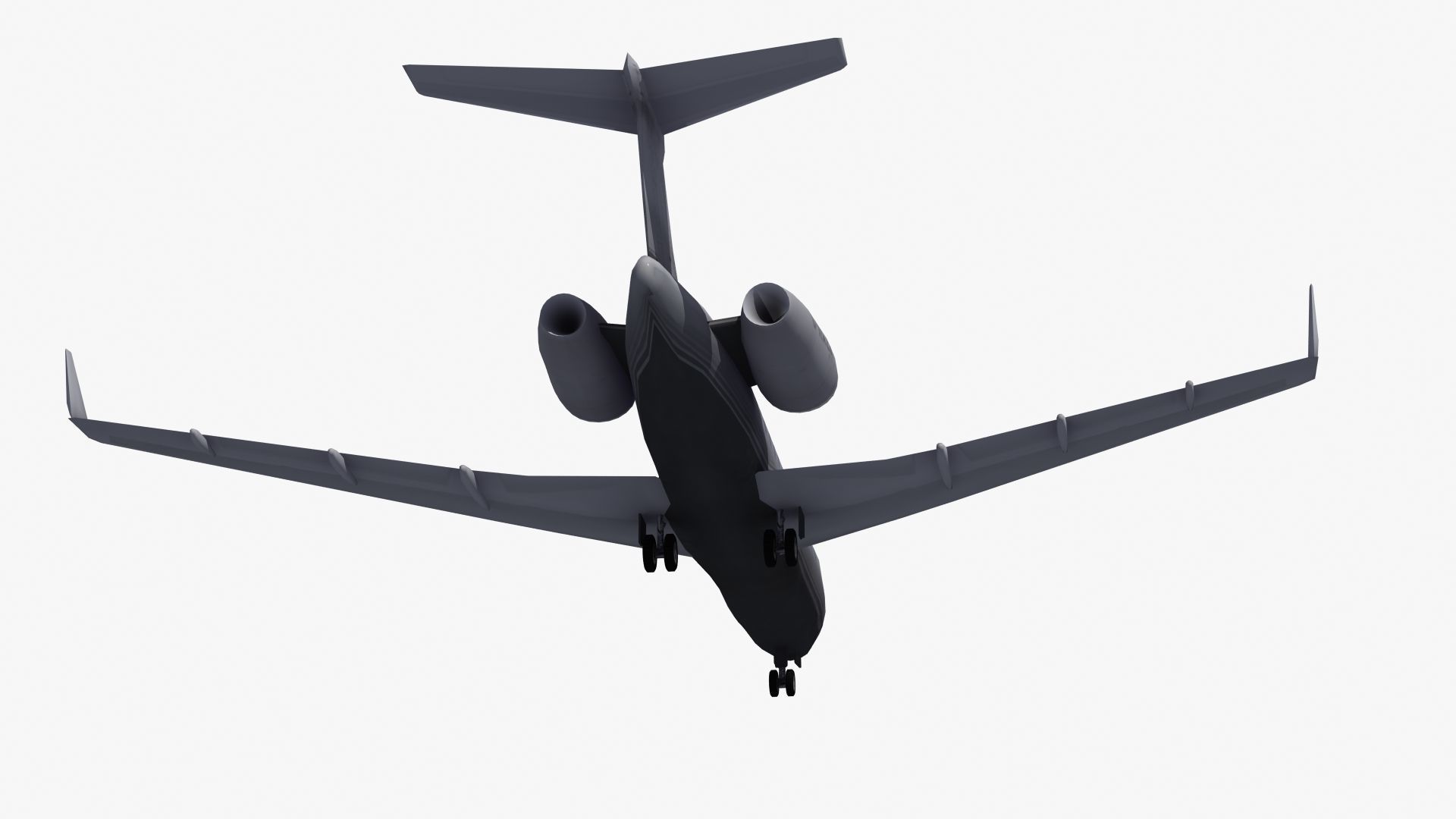Global Express Aircraft 3D model_25