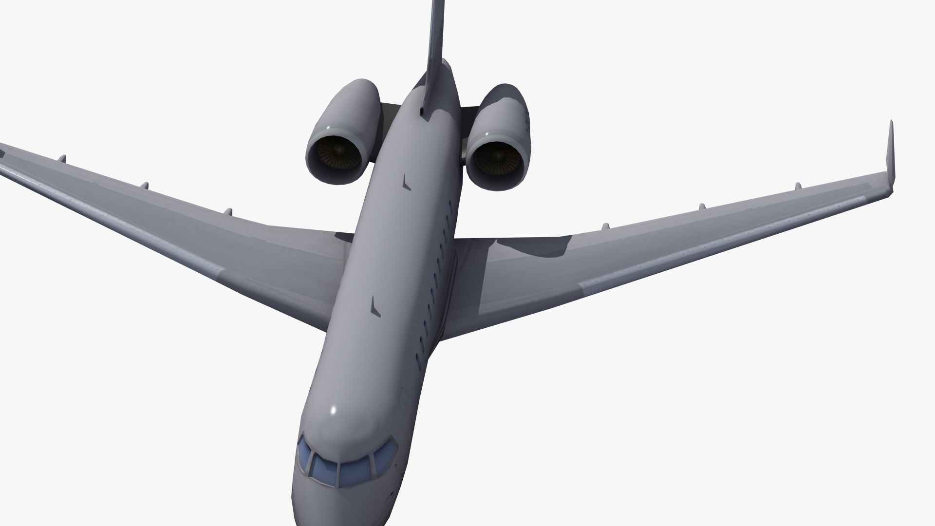 Global Express Aircraft 3D model_21