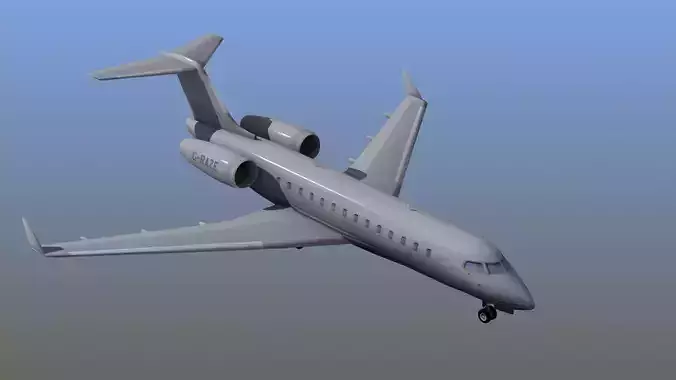 Global Express Aircraft 3D model