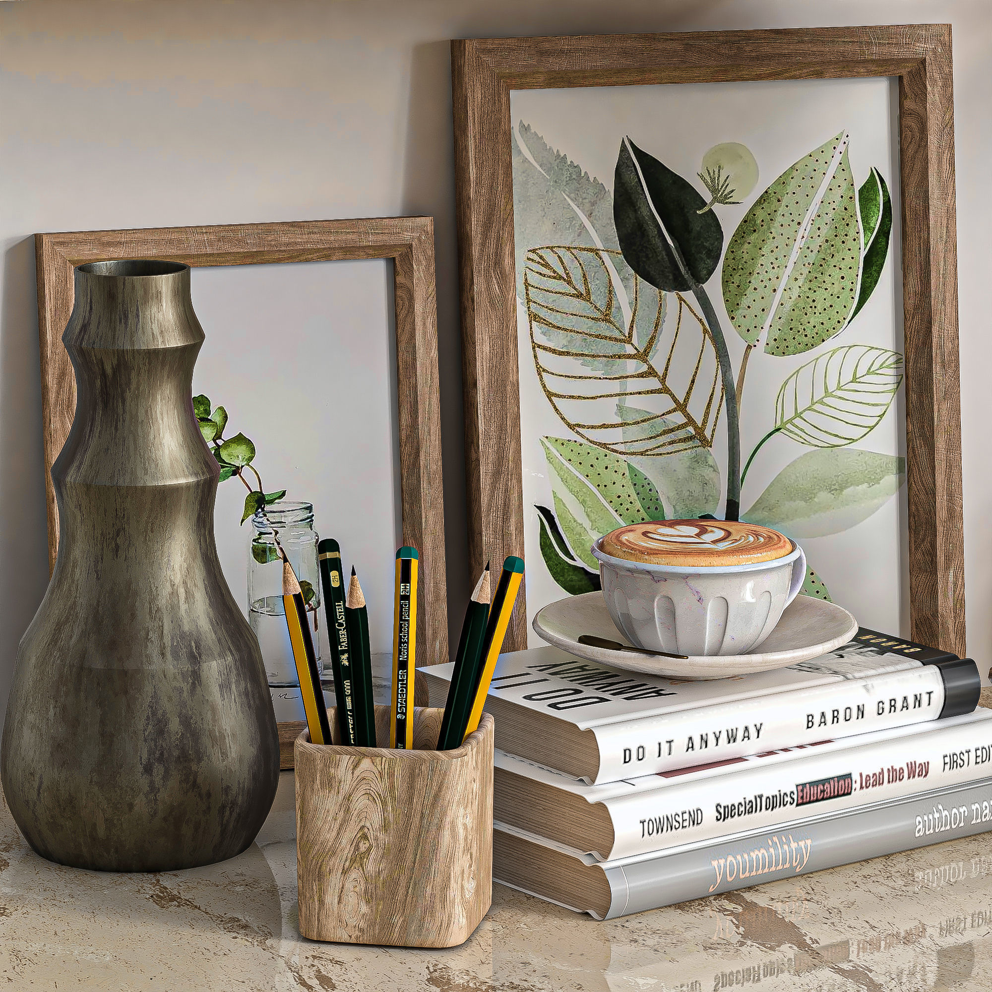 Decorative Set 13 3D model_1