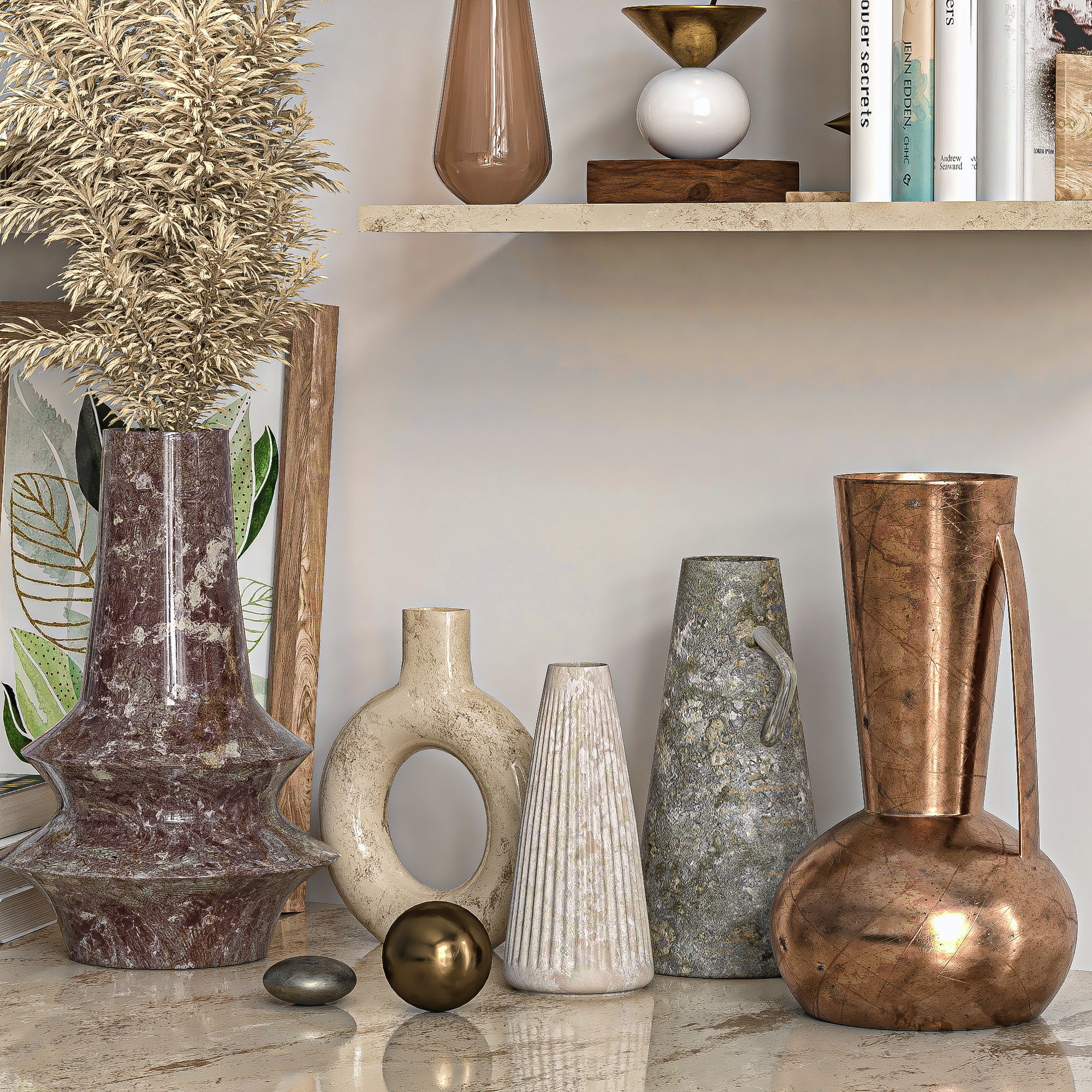 Decorative Set 13 3D model_4