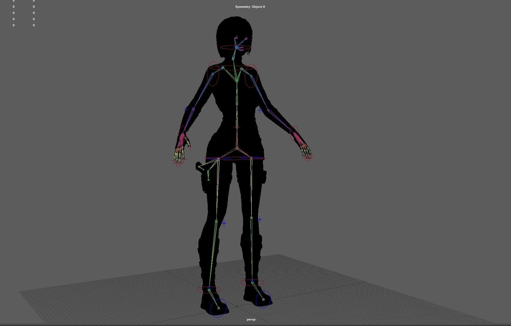 Gunner Girl Low-poly 3D model_22