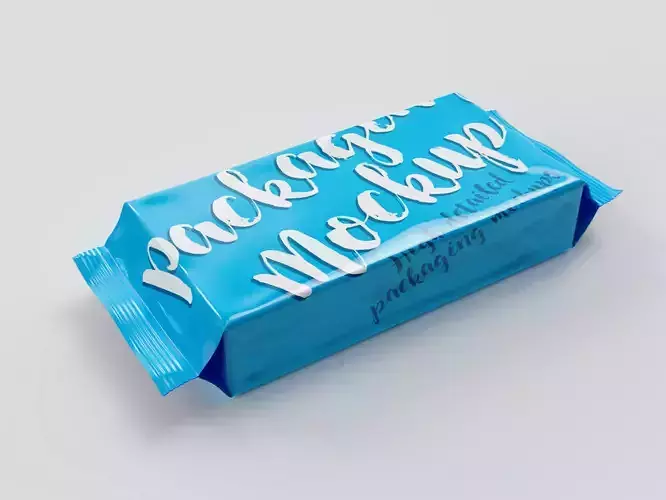 Biscuit Wrapper 3D model 3D model