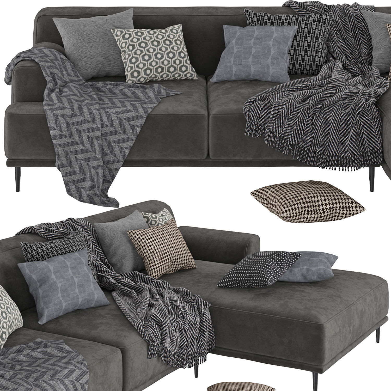 Sofa Portofino 3D model_2