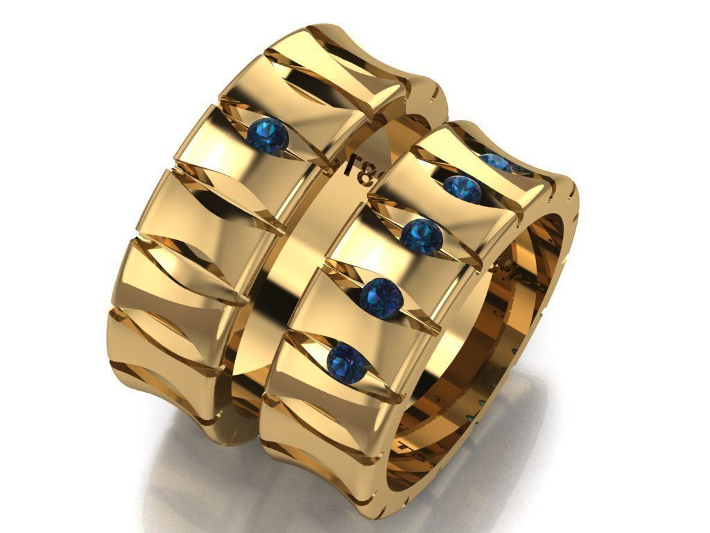 ring set 17 collection1 3D print model_25