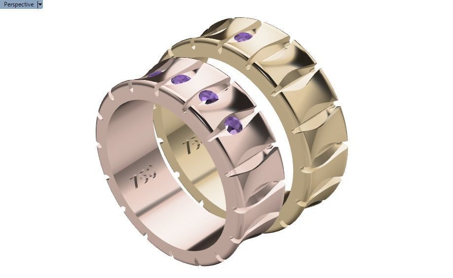 ring set 17 collection1 3D print model_19