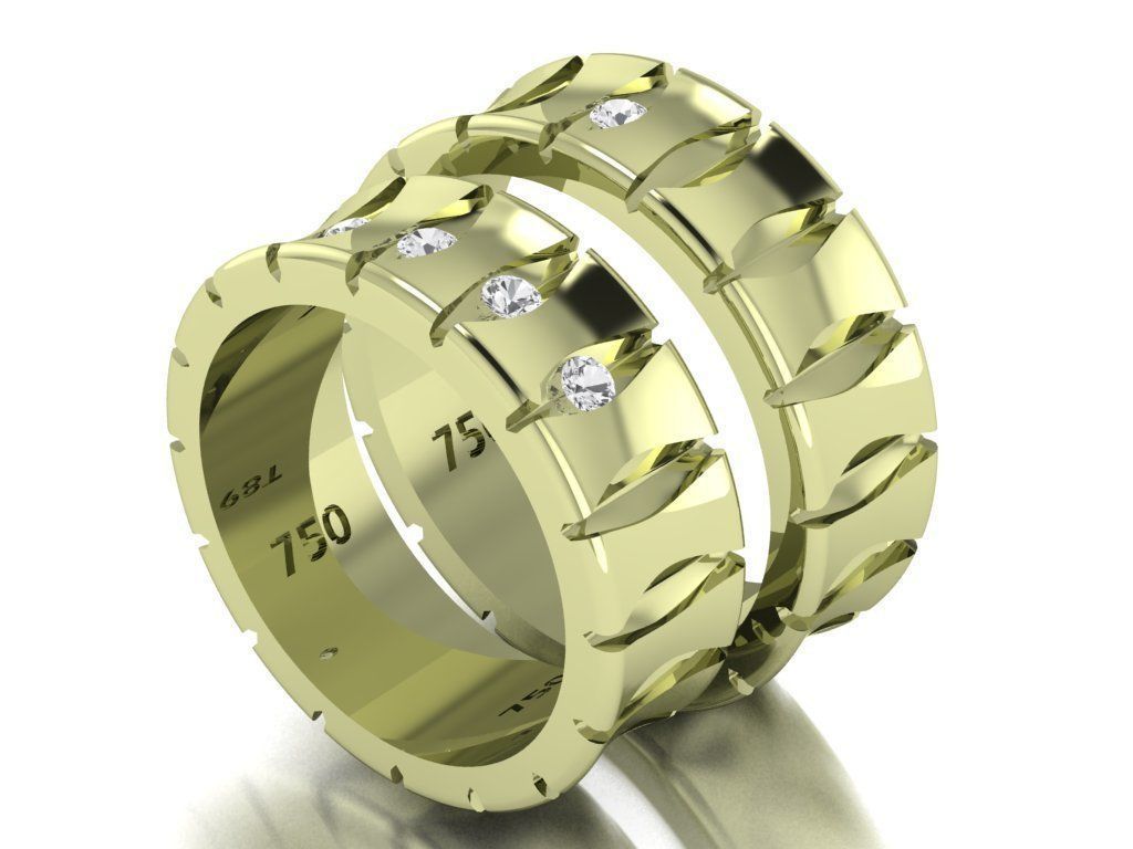 ring set 17 collection1 3D print model_10