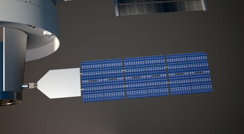Orbital Reef Space Station with Boeing Starliner Docking Left 3D model_9