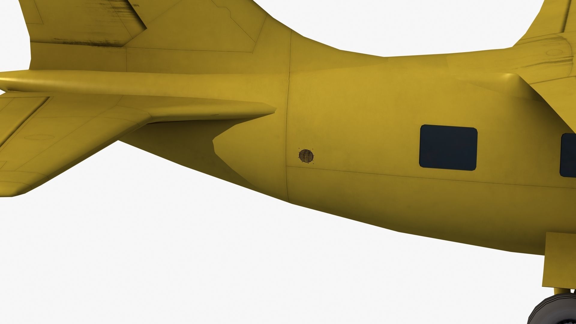 Mitsubishi MU-2 Low-poly 3D model_32