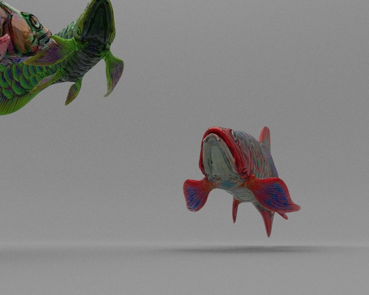 Dragon  Fish 3D model_17