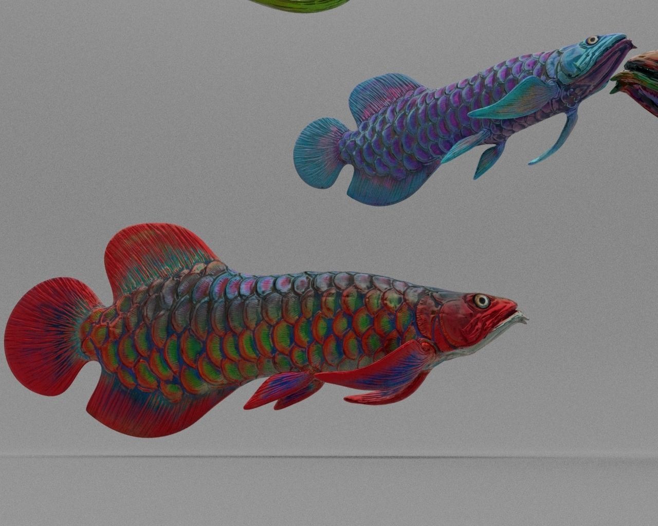 Dragon  Fish 3D model_18