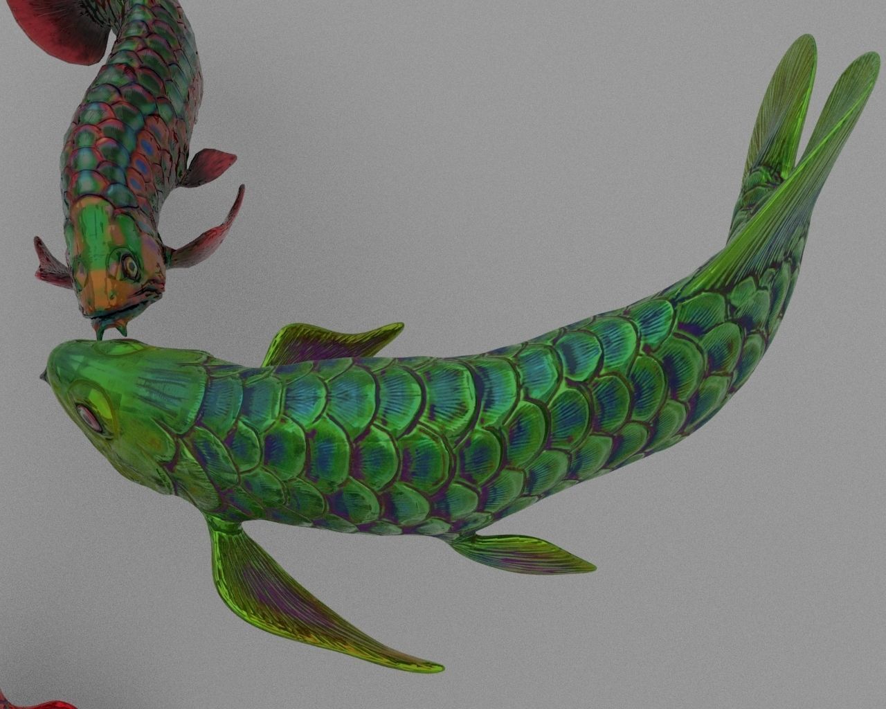 Dragon  Fish 3D model_21