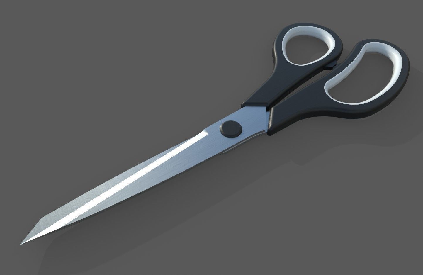Scissors M1 Low-poly 3D model_16