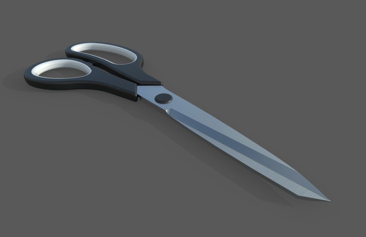 Scissors M1 Low-poly 3D model_26