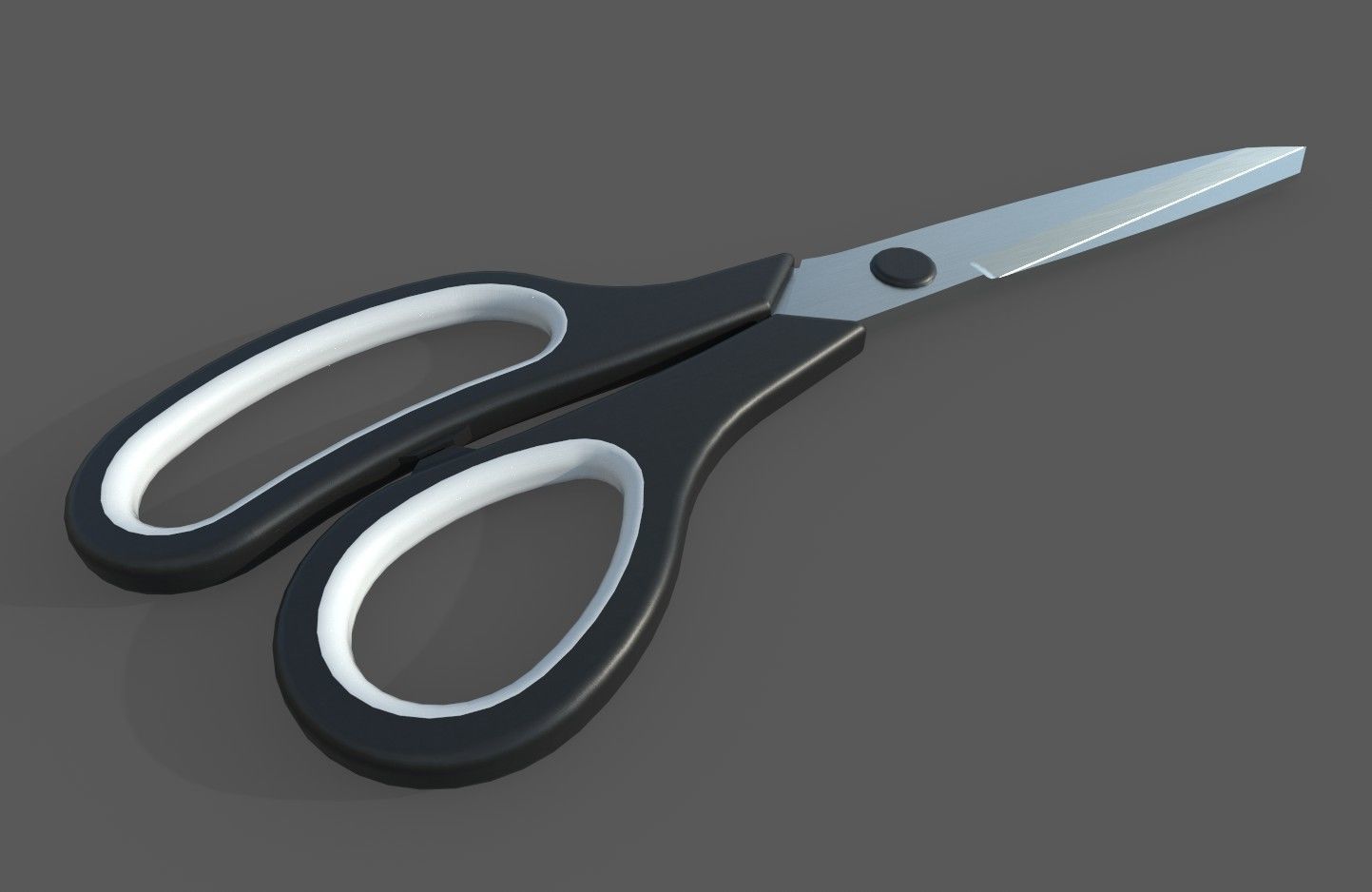 Scissors M1 Low-poly 3D model_7