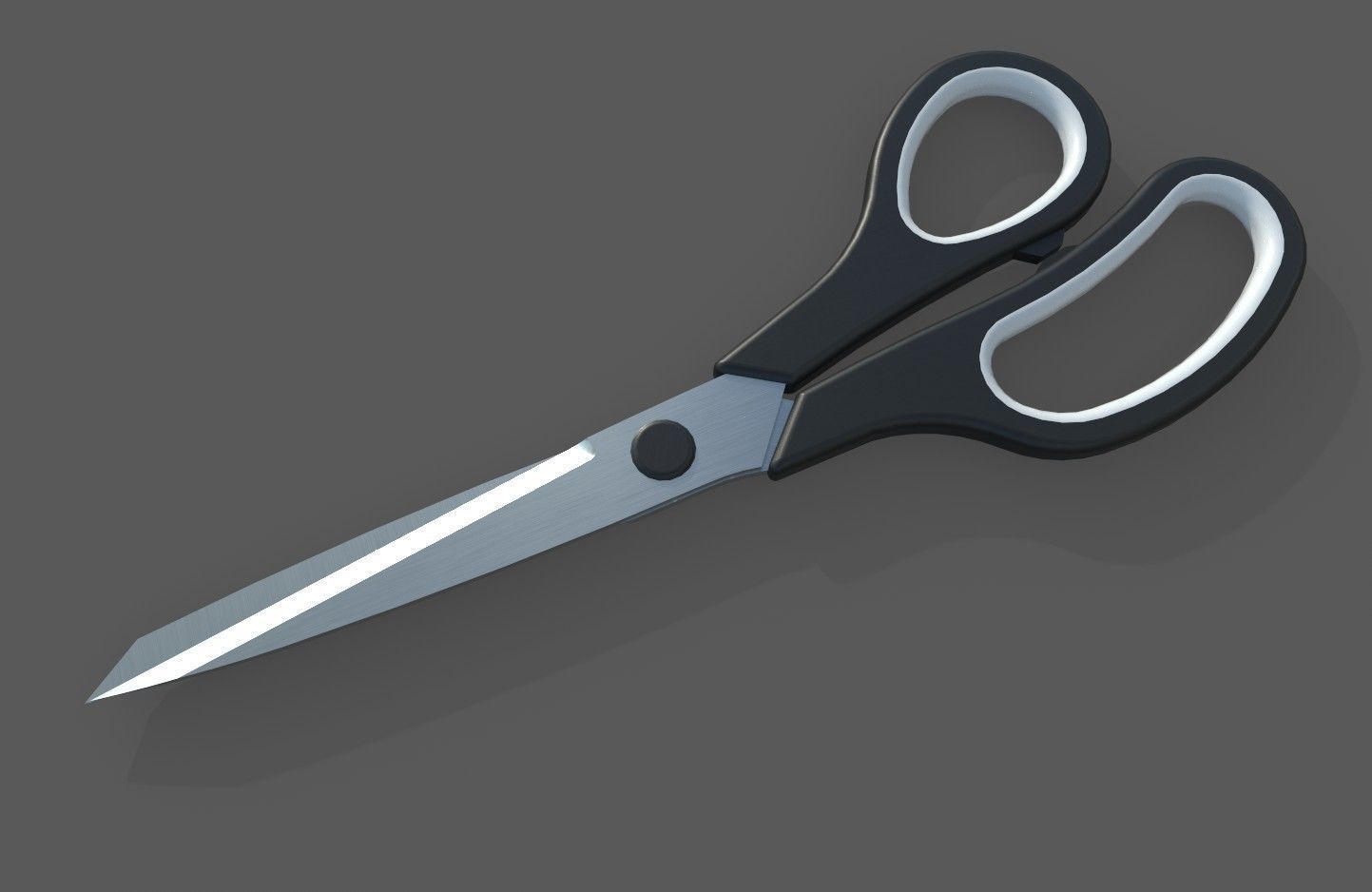 Scissors M1 Low-poly 3D model_17