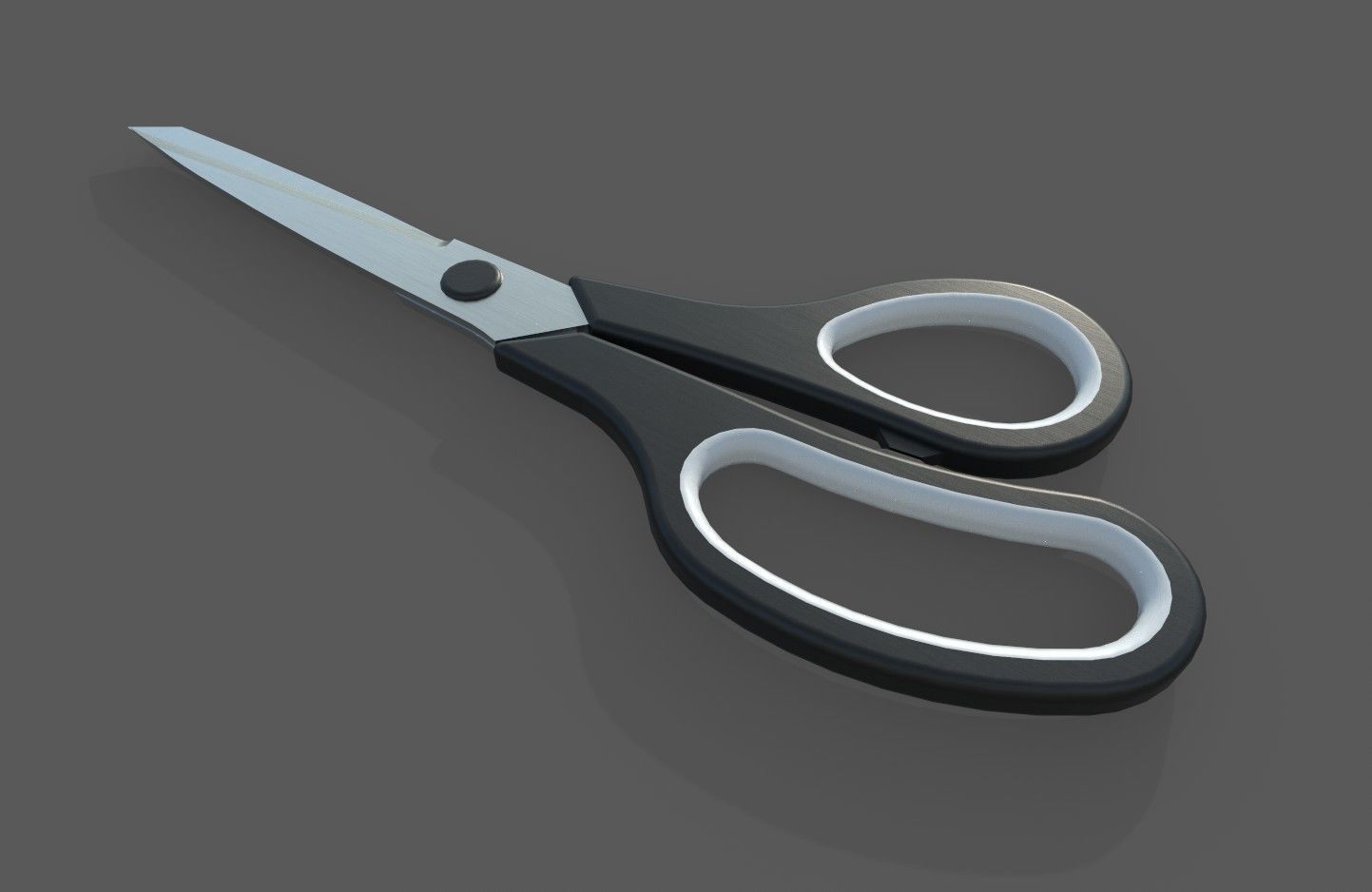 Scissors M1 Low-poly 3D model_3