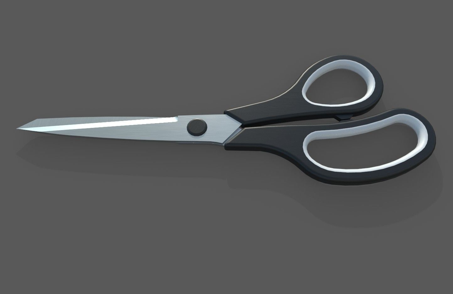 Scissors M1 Low-poly 3D model_2