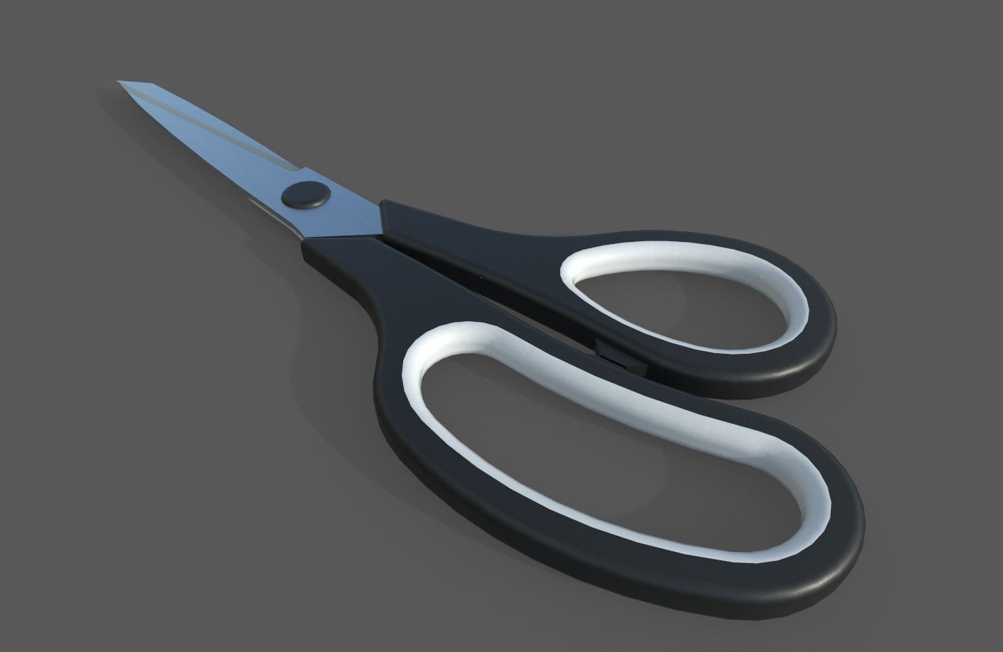Scissors M1 Low-poly 3D model_20
