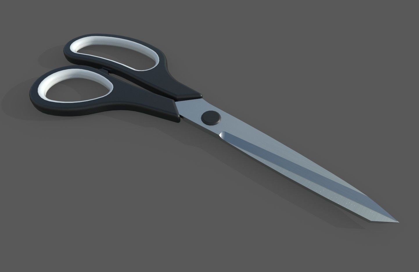Scissors M1 Low-poly 3D model_25