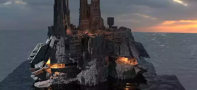 Sith Empire Base Empire Facility  3D model