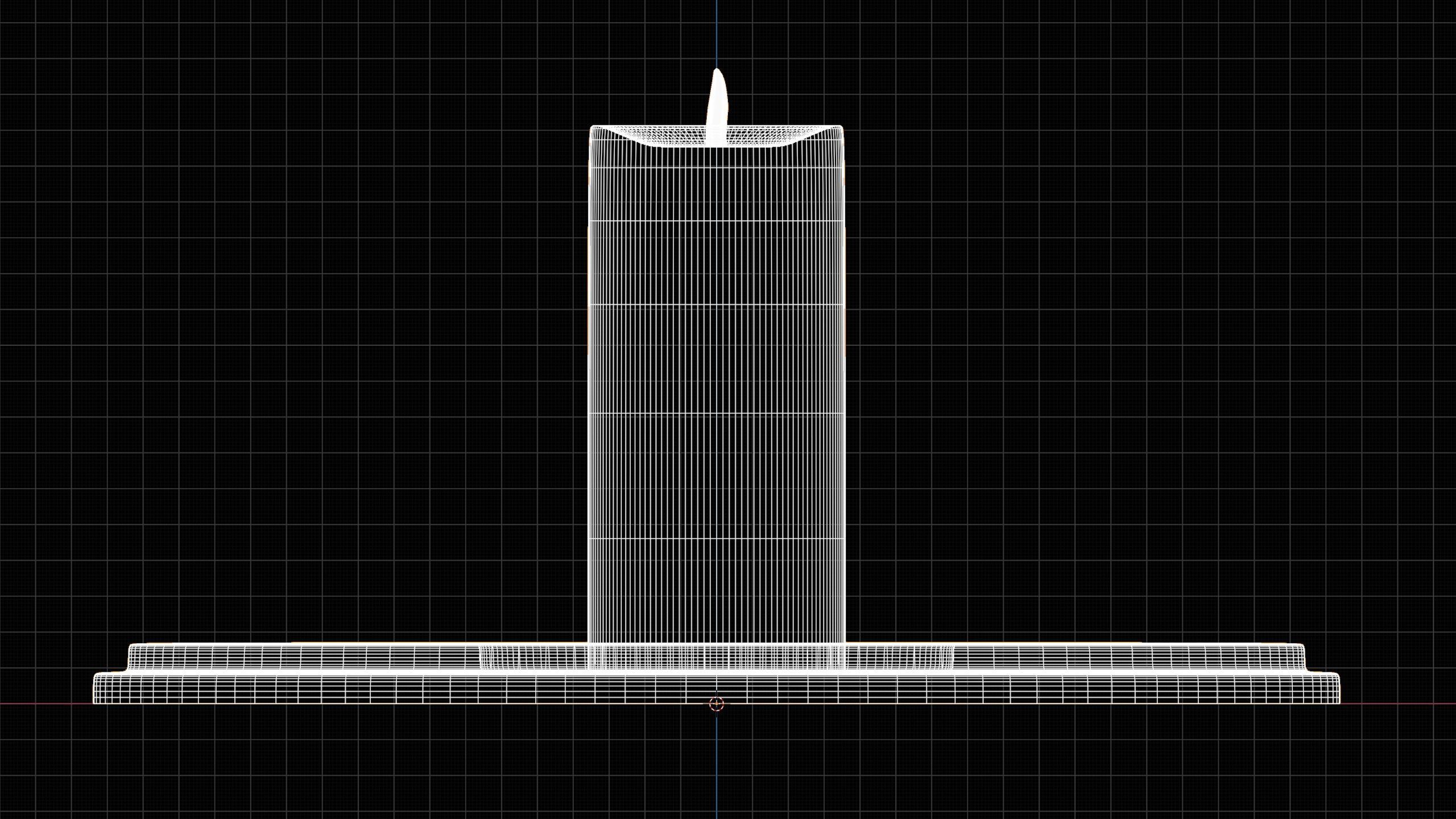Simple Candle 3D model_3