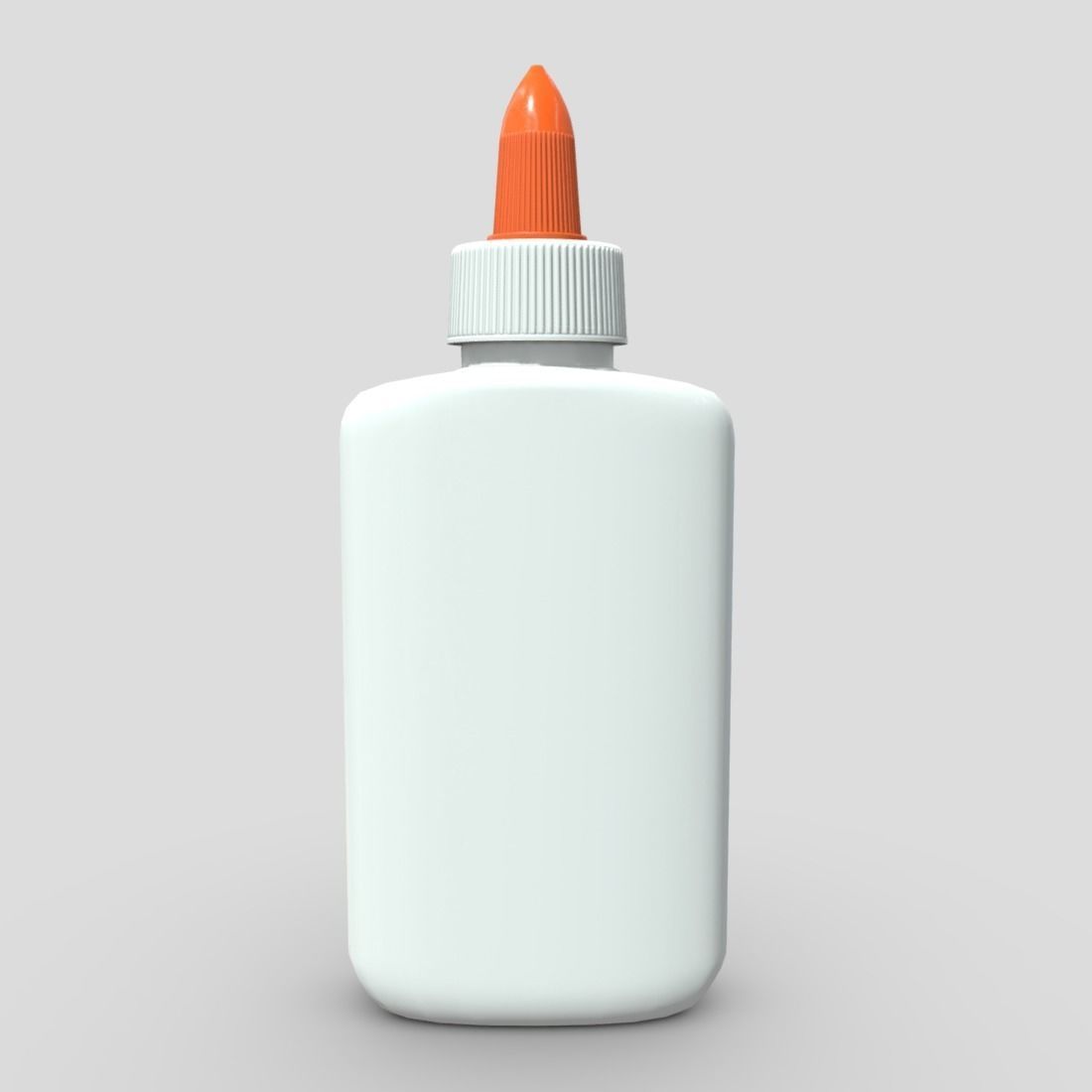 Glue Bottle Low-poly 3D model_3