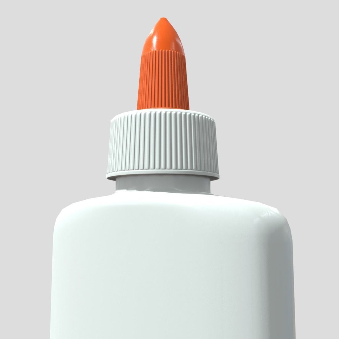 Glue Bottle Low-poly 3D model_13