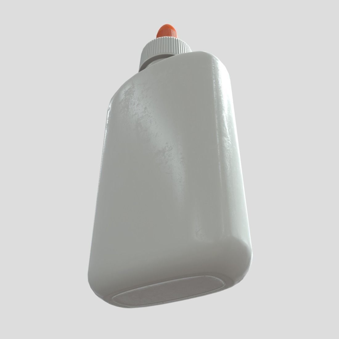 Glue Bottle Low-poly 3D model_9