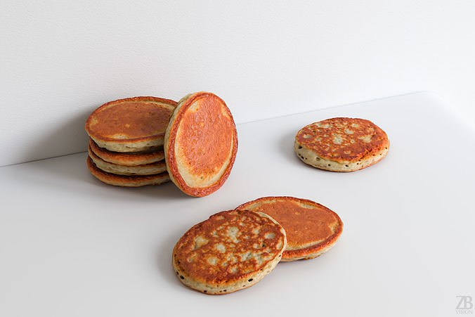 Pancake 3D model