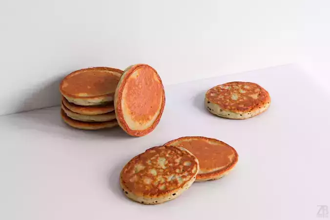 Pancake 3D model