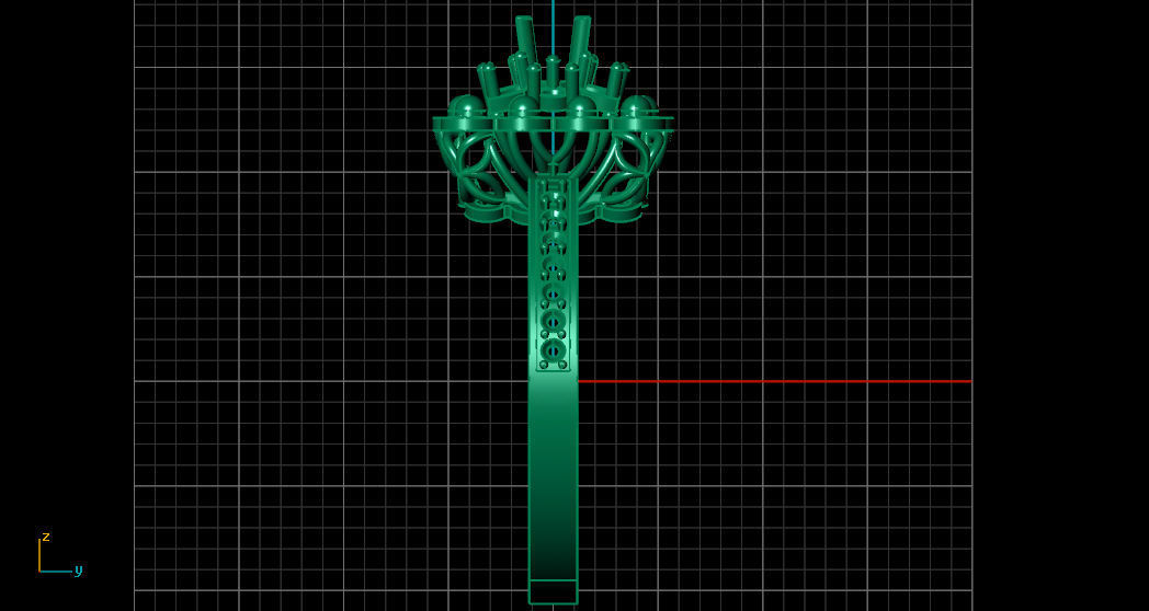 Ring Made With Gemvision Matrix9 3D 3D print model_6